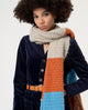 SURKANA - Striped knitted scarf Blue - 34BULE731_51