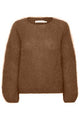 InWear - JetraIW Pullover Tobacco Brown mohair - 30109619