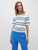 MBYM - Carla  Bravana stripe knit Sugar star sapphire pullover - 61489407