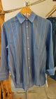 WithBlack - WBLNOA LS STRIPED SHIRT All day blue - 00001287