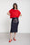 Ottod'Ame - T-Shirt Rachelle Red cotton - DM8090