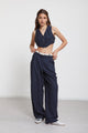 Ottod'Ame - Pant linen with a two fabric Night - DP9800